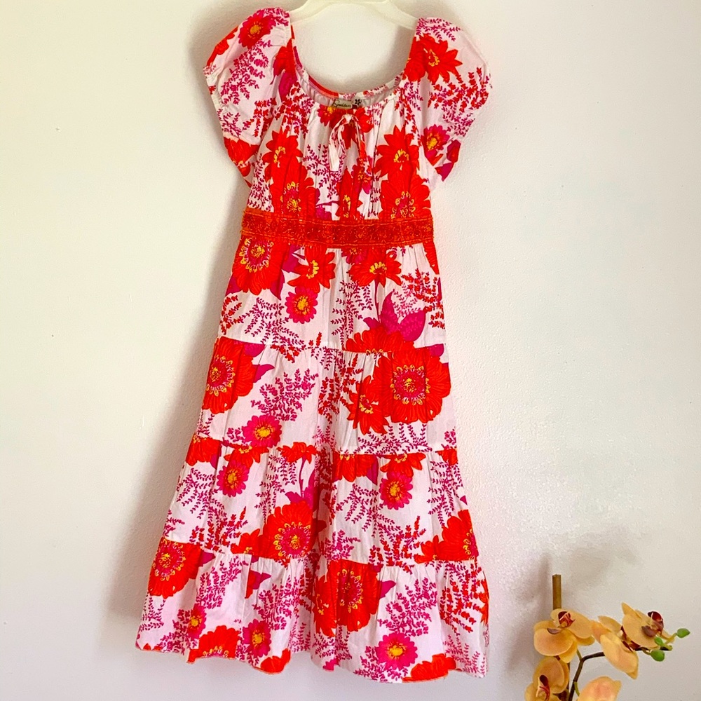 Girls Multi-Colored Dress